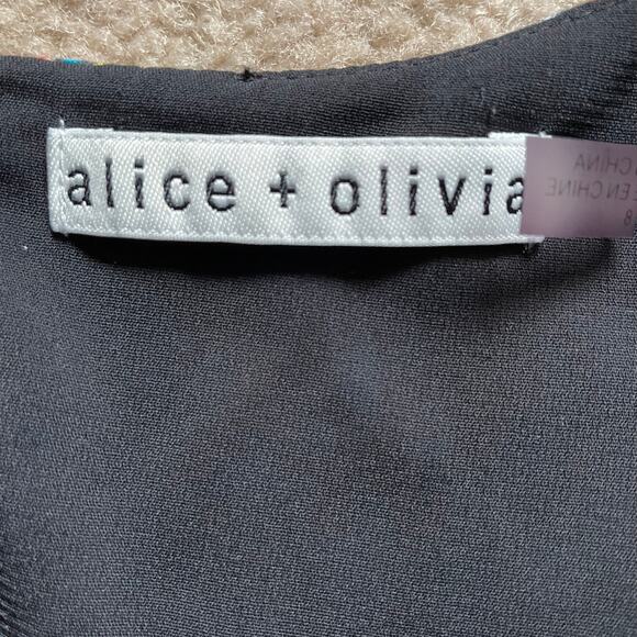 Alice + Olivia Dress Size 8 Paisley - Picture 6 of 10